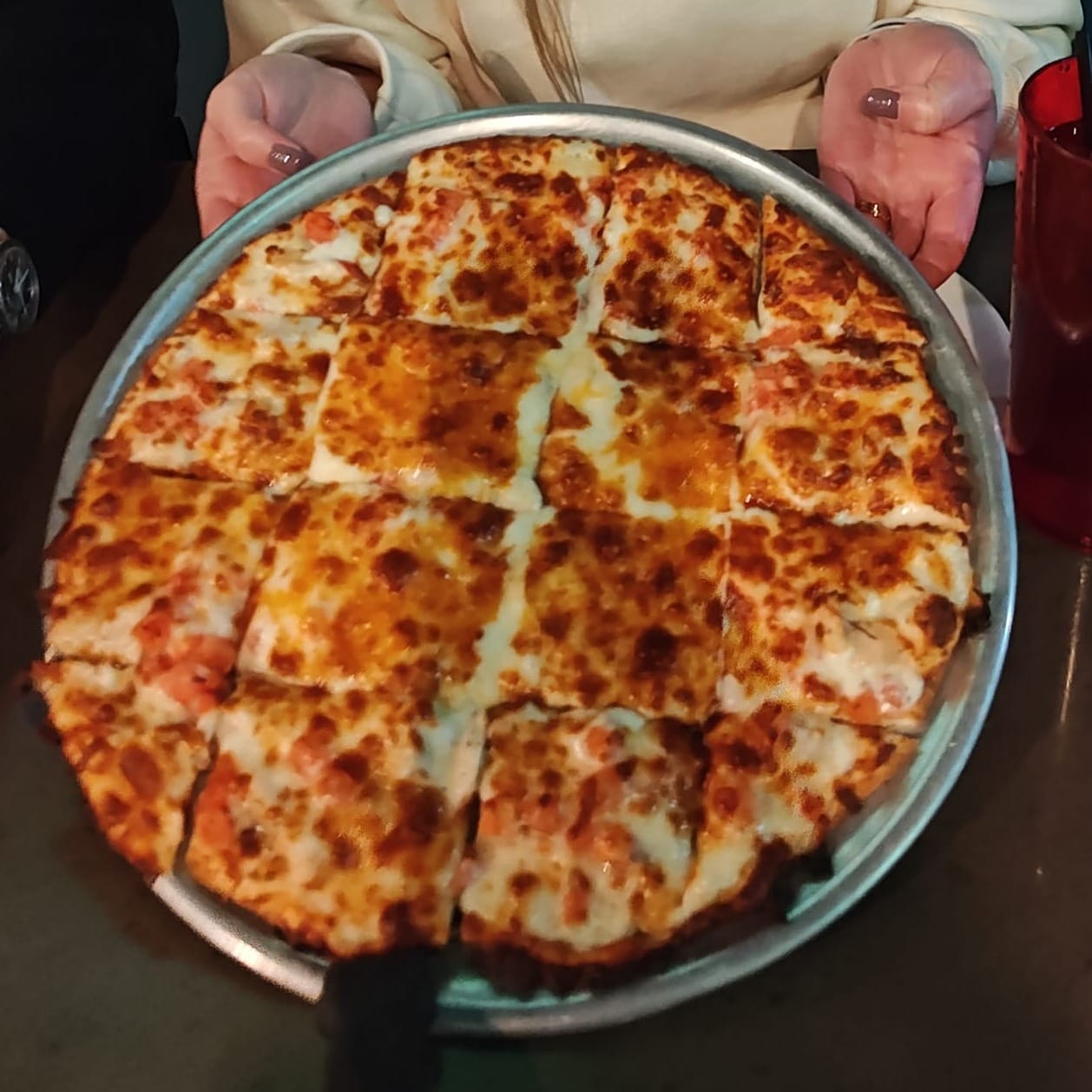 chicken alfredo pizza